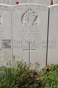 SPANBROEKMOLEN BRITISH CEMETERY - SCHMIDT, F M